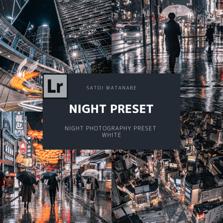 Night Photography Preset WHITE
