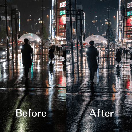 Night Photography Preset WHITE