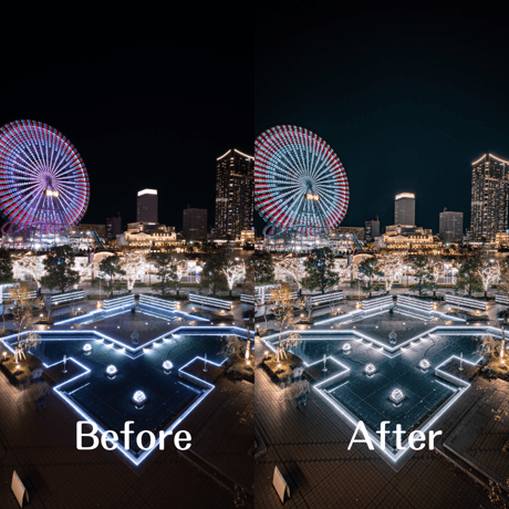 Night Photography Preset WHITE