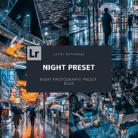 Night Photography Preset BLUE