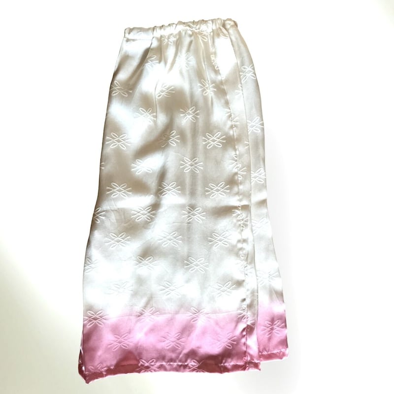 着物リメイクno.2909★こころ　　絽着物・シルク　ペチパンツ　レース 着物リメイクno.2909☆こころ様専用 絽着物・シルク ペチパンツ