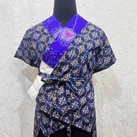 RM466 銘仙 まとめて 5枚　表地綺麗 京都西陣織・金襴生地 桜にあられ玉｜薄紅 ｜040 - 【キジキジ