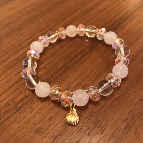 ラリマー オーバルルースのブレスレット❣️16cm 大粒 ラリマー ルース オーバル 楕円 21mm*15mm 天然石 ブルー系