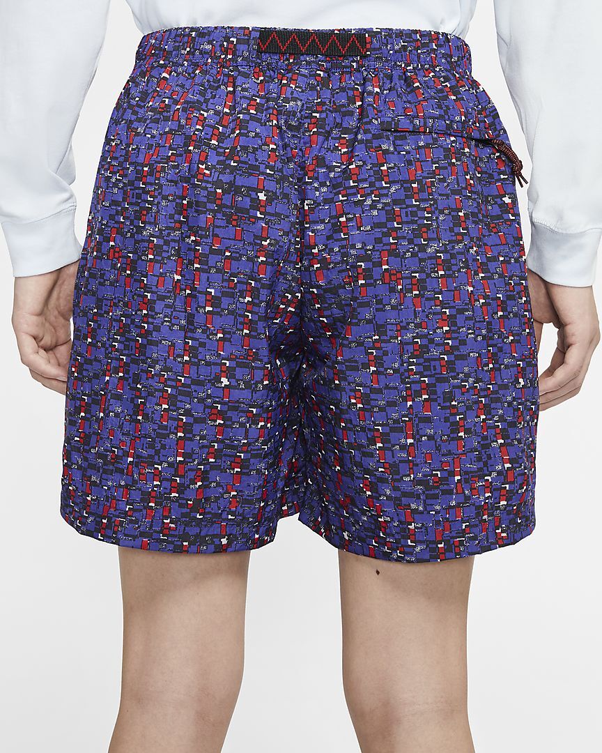 NIKE ACG PRINTED WOVEN SHORTS (PURPLE) | new to