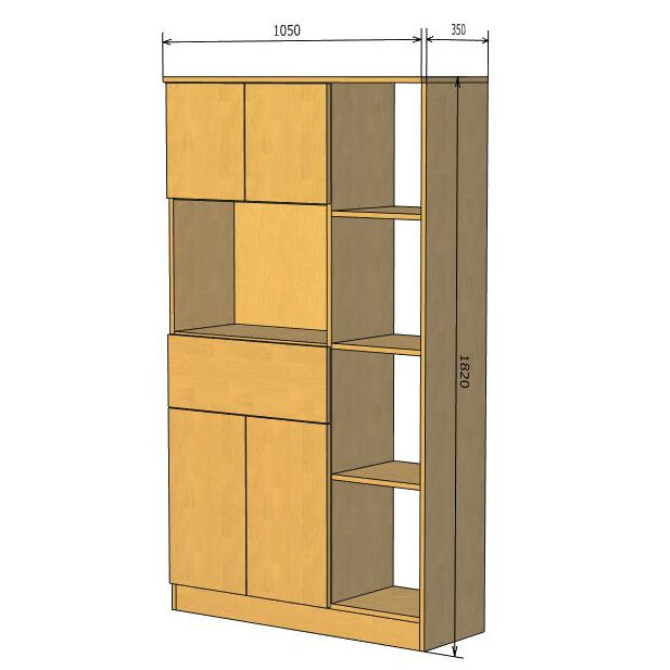 図面PDF】BIGな棚を作る | MOKUMOKU STORE