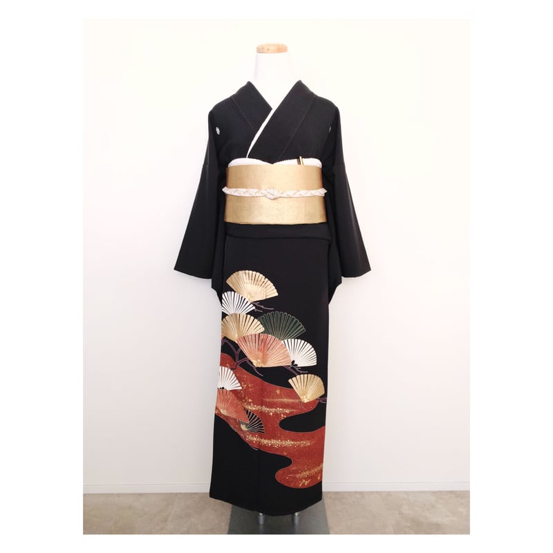 美品未着用 金駒刺繡 正絹 着物“流れをつくる四季の草花”訪問着 D-8