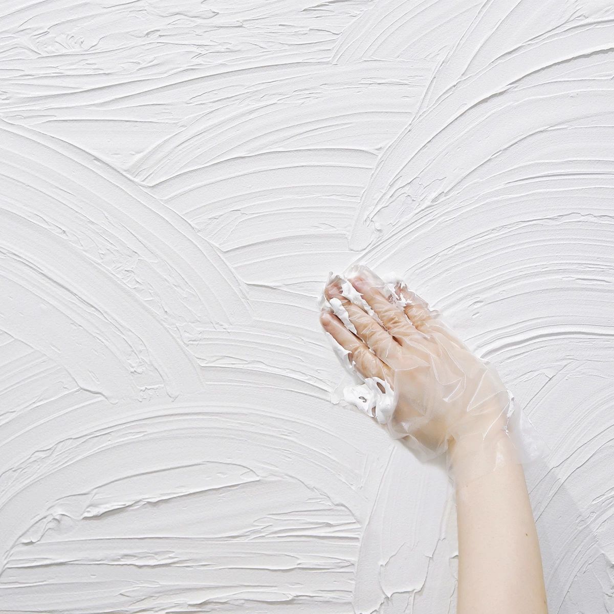 Nuri-Deco-Wall（2L） ホワイト しっくい風 塗料 水性塗料 屋内外 ツヤ消し ...