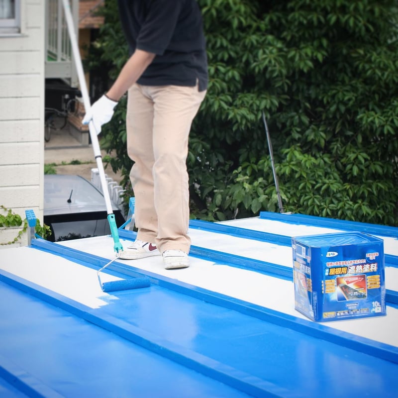 水性屋根用遮熱塗料 5L アイリッシュグリーン | ASAHIPEN DIY & GARDEN