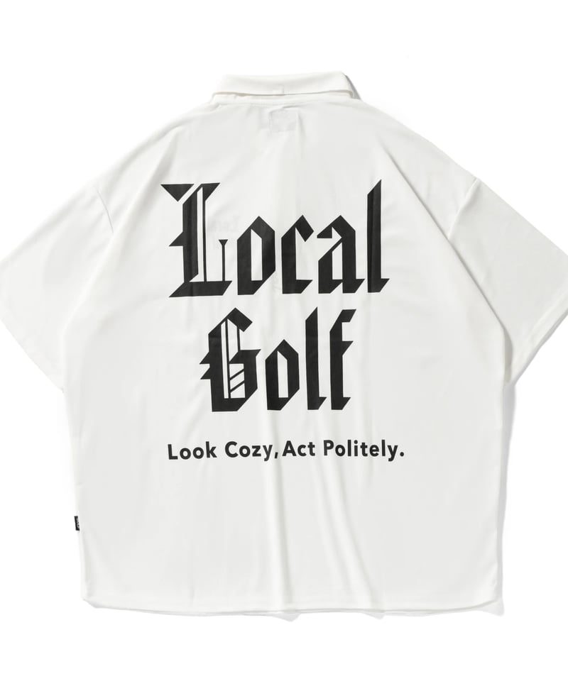 ローカルゴルフ　Local GOLF 2way Game Shirt White ローカルゴルフ Local GOLF 2way Game Shirt White