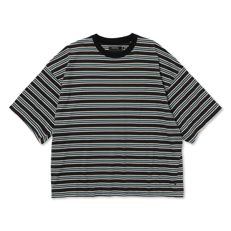 ROTOL | ロトル | WIDE TWIST SHORT SLEEVE TEE BORDE