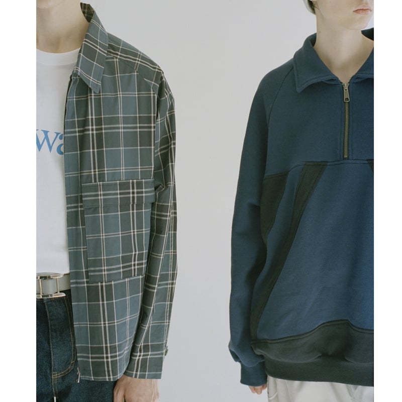 Cabaret Poval | キャバレーポバール | Plaid Stain Shirt |