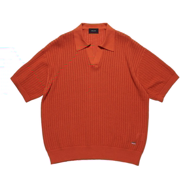 【KOCHE】SILKカラーブロック パッチワーク オーバーサイズ ポロシャツ KOCHE】SILKカラーブロック パッチワーク オーバーサイズ