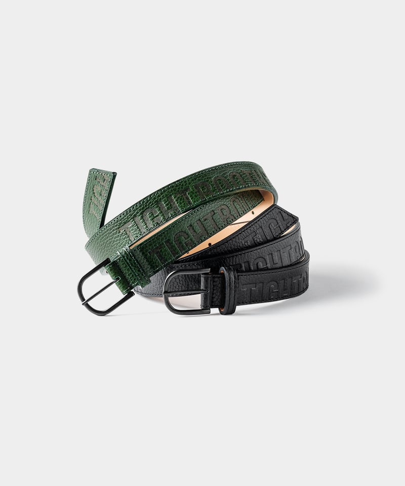 TIGHTBOOTH | タイトブース | LEATHER LOGO BELT | レザーベル