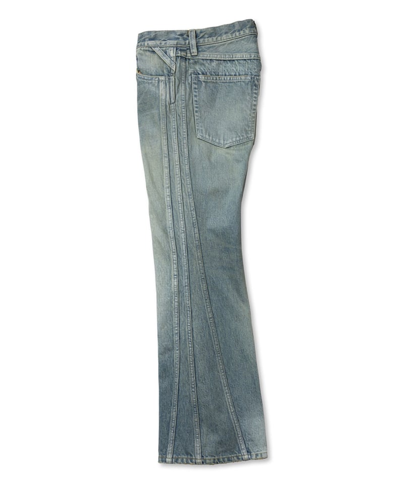 ROTOL | ロトル | TRIPLE SEAMS 6P DENIM FLARE DAMAG