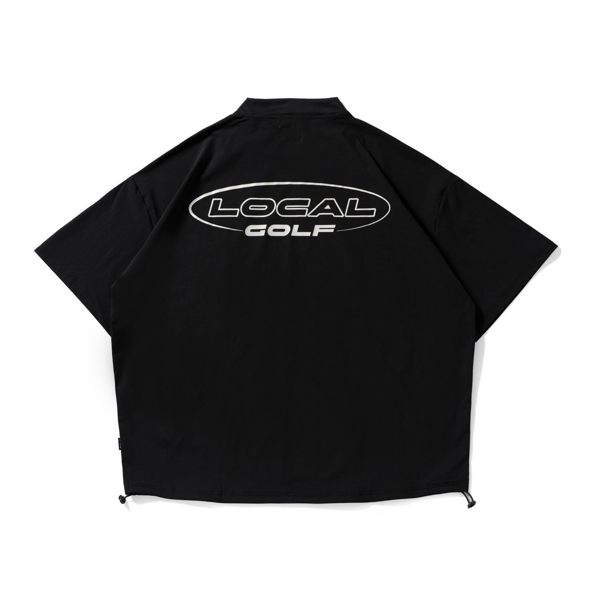 LOCAL GOLF ローカルゴルフ 24ss モックネック　ネイビー　S M Local GOLF | ローカルゴルフ | Nylon S/S MOCK NECK | モッ