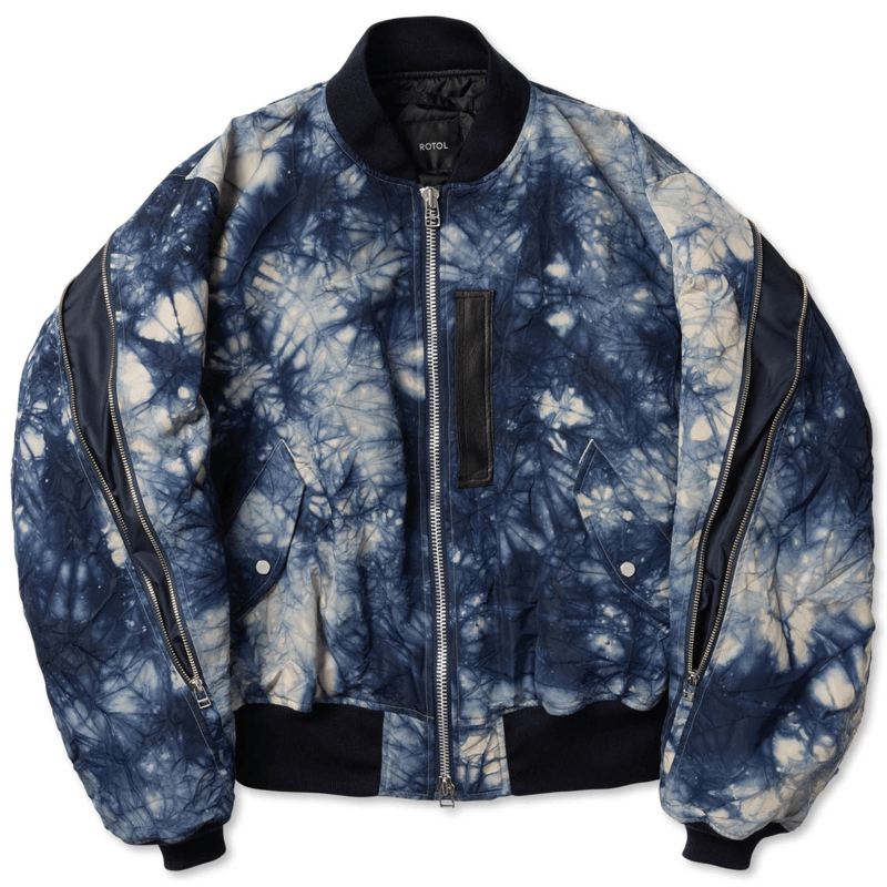 ROTOL | ロトル | MARBLE DYE BOMBER BLOUSON | improve