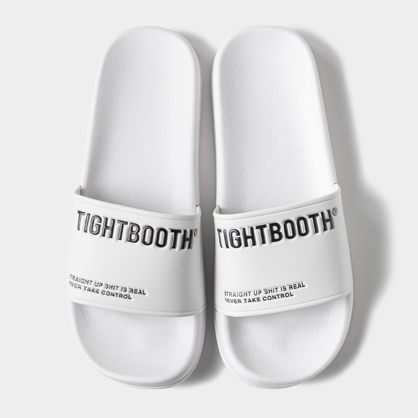 タイトブース　LABEL LOGO SLIDE SANDAL 28cm TIGHTBOOTH | タイトブース | LABEL LOGO SLIDE SANDAL |