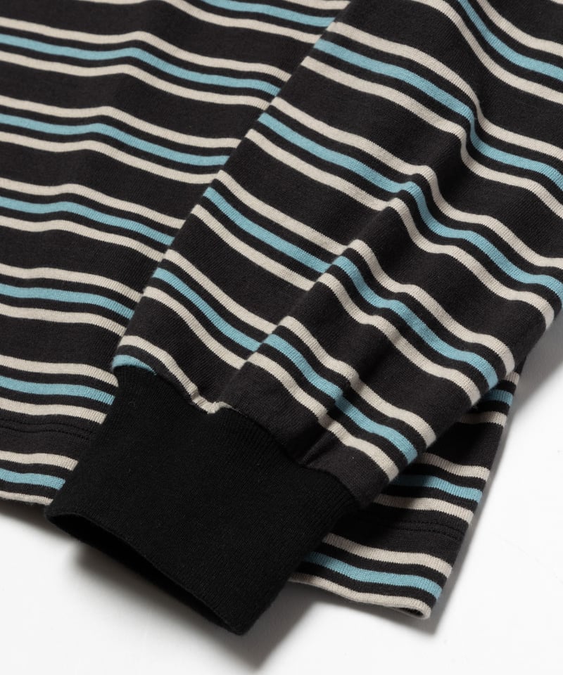 ROTOL | ロトル | WIDE TWIST LONG SLEEVE TEE BORDER