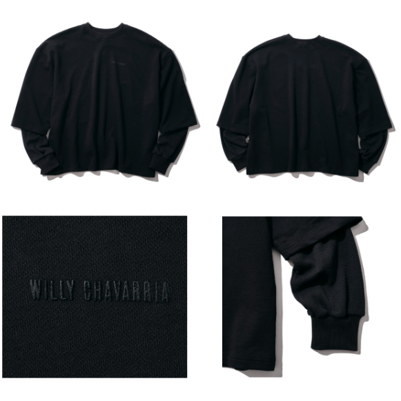 WILLY CHAVARRIA | ウィリーチャバリア | WAFFLE LINED LS B...