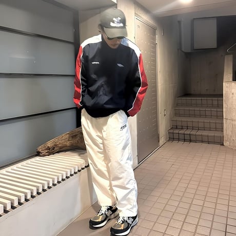 19so | ナインティーンエスオー | Wide nylon track pants | ナ