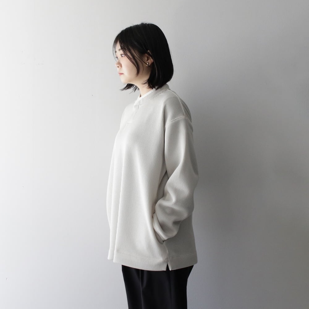 CURLY | カーリー | DRY KNIT HENRY P/O | ヘンリーニット | i