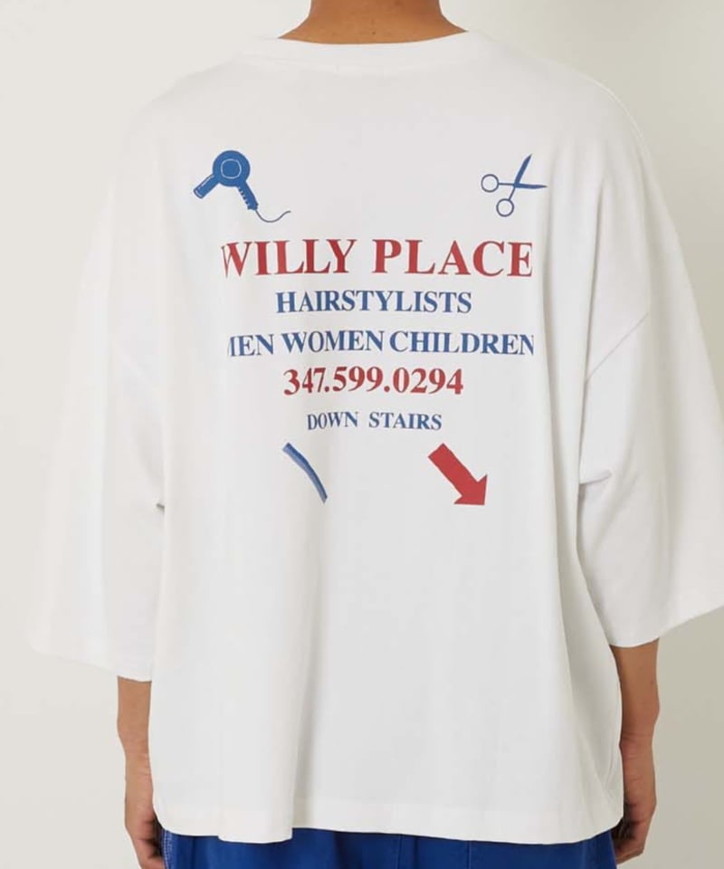 willy chavarria オーバー Tシャツ WILLY CHAVARRIA | ウィリーチャバリア | WILLY BARBERSHOP