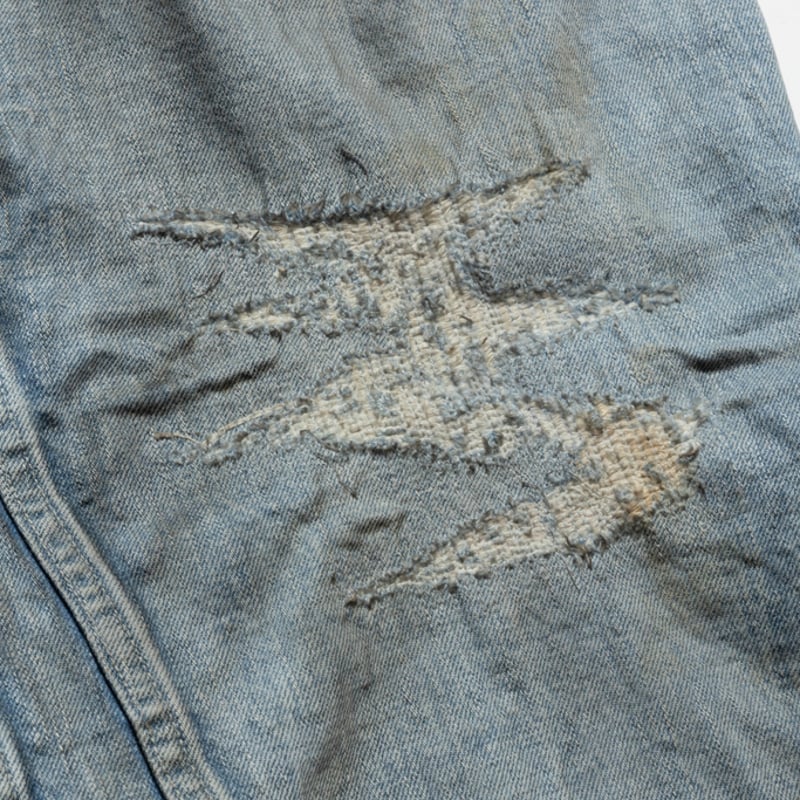 ROTOL | ロトル | TRIPLE SEAMS 6P DENIM BORO | ハードダ ROTOL | ロトル | TRIPLE SEAMS 6P DENIM BORO | ハードダ