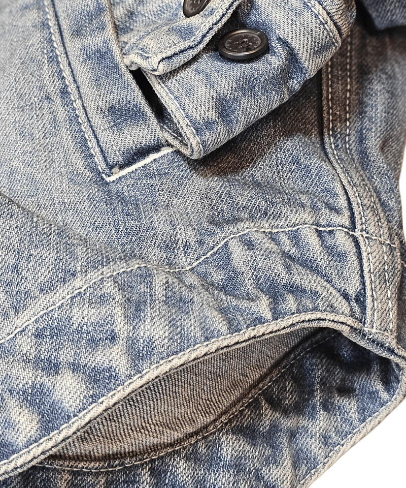 ROTOL | ロトル | SNAP BUTTON DENIM SHIRT DAMAGE |