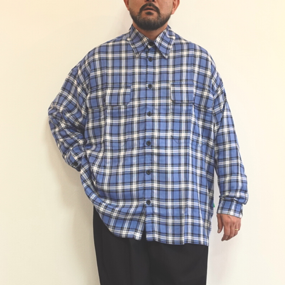 WILLY CHAVARRIA | ウィリーチャバリア | Big Willy LS Shirt | チェックシャツ