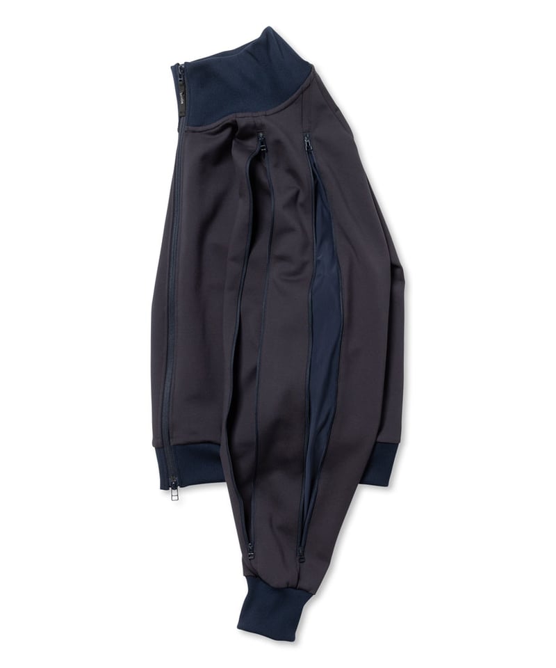 【美品】ROTOL ロトル TRACK JACKET ジャージ ブルーグレー　2 ROTOL | ロトル | DOUBLE ZIP TRACK JACKET | トラックジャケ