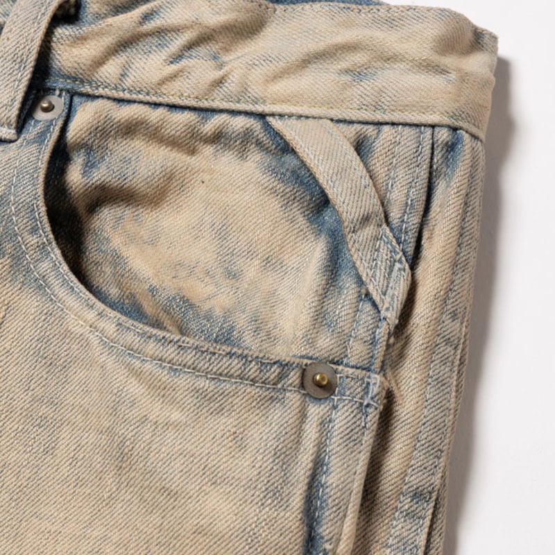どるちゃん ROTOL | ロトル | TRIPLE SEAMS 6P DENIM WIDE BLEACH