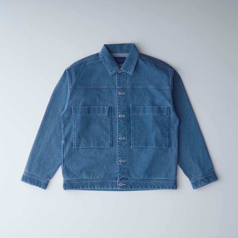 CURLY | カーリー | DENIM TRUCKER JACKET -used washe