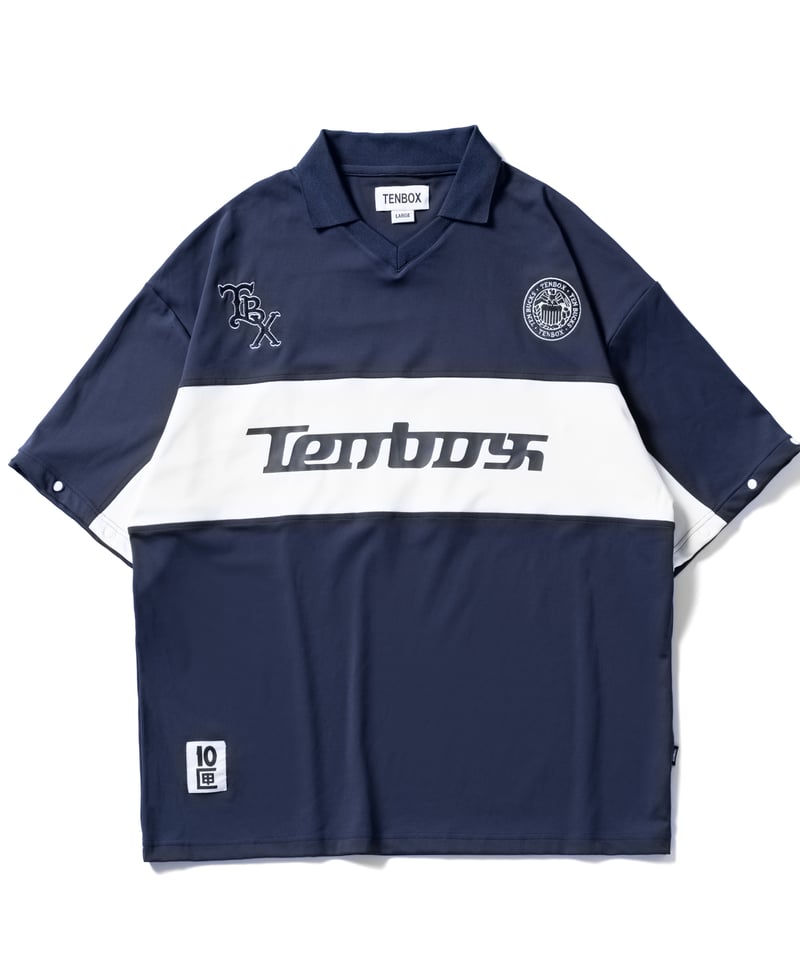【新品未使用タグ付き】TENBOX 2wayゲームシャツ ネイビー Lサイズ 10匣 TENBOX | テンボックス | Convertible Game Shirt |