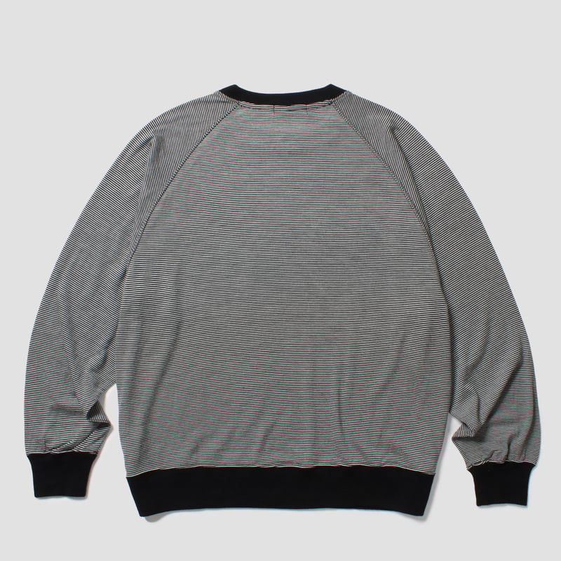 トップス CABARET POVAL MerinoWoolRaglanTopStripe CABARET POVAL】Merino Wool Raglan Top / STRIPE – Butterfly Clutch