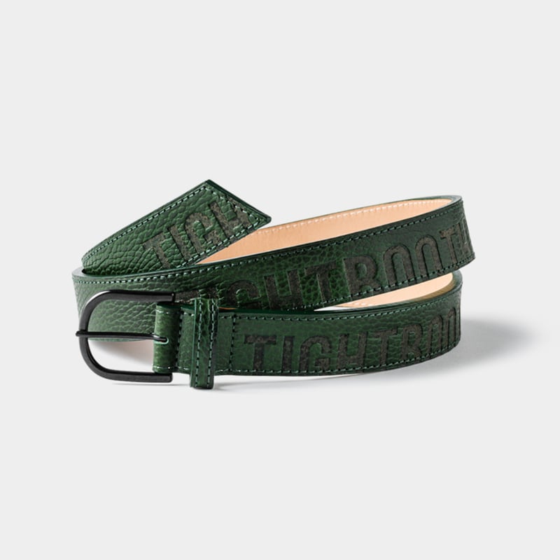 TIGHTBOOTH | タイトブース | LEATHER LOGO BELT | レザーベル