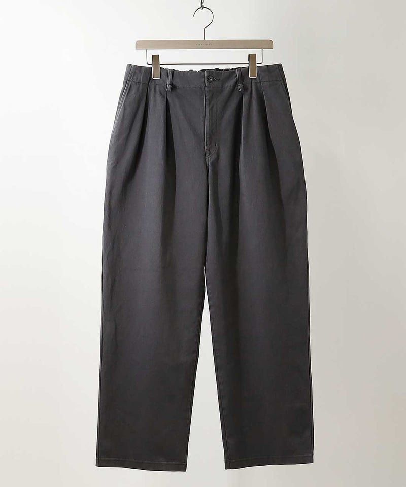 カーリー商品 CURLY | カーリー | DENIM 2TUCK WIDE EZ PANTS /デニムタッ