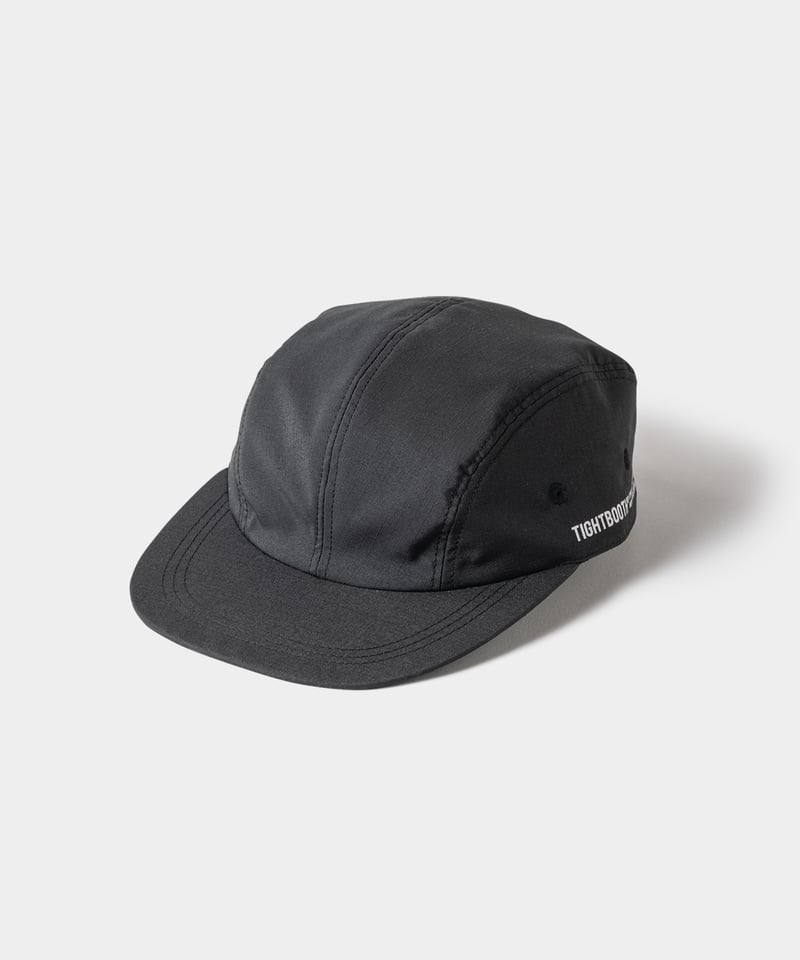 美品 タイトブース RIPSTOP SIDE LOGO CAMP CAP 黒 TIGHTBOOTH | タイトブース | TBPR | RIPSTOP SIDE LOGO