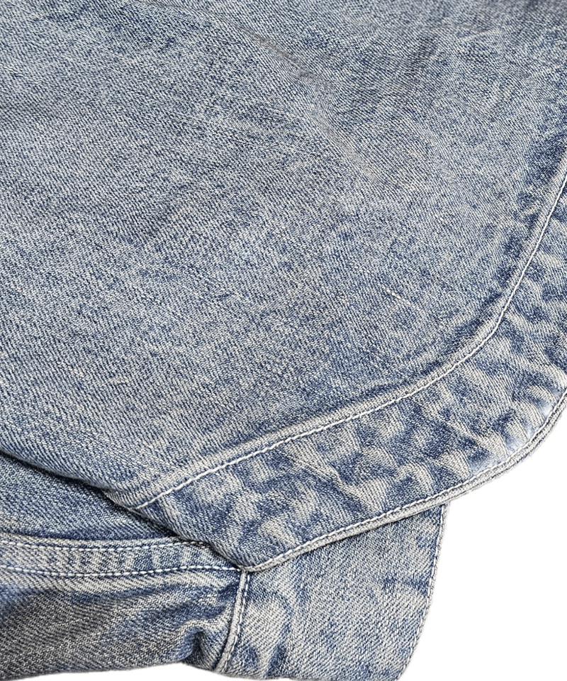 ROTOL | ロトル | SNAP BUTTON DENIM SHIRT DAMAGE |