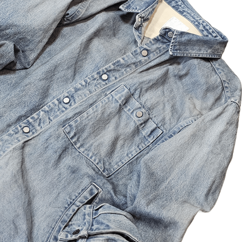 ジャケット・アウター ROTOL SNAP BUTTON DENIM SHIRT DAMAGE ROTOL | ロトル | SNAP BUTTON DENIM SHIRT DAMAGE |