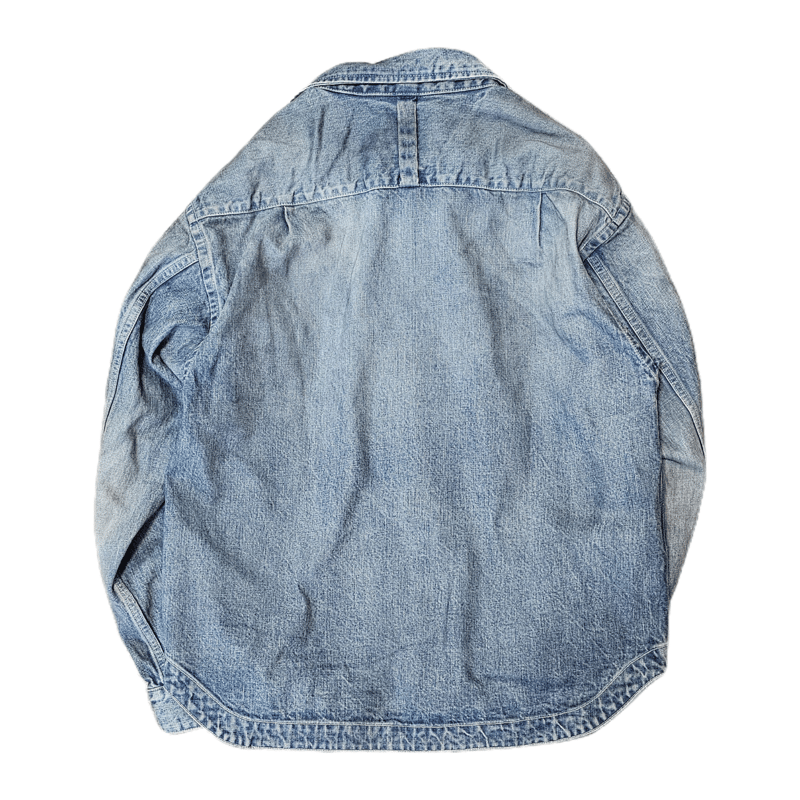 ROTOL | ロトル | SNAP BUTTON DENIM SHIRT DAMAGE |