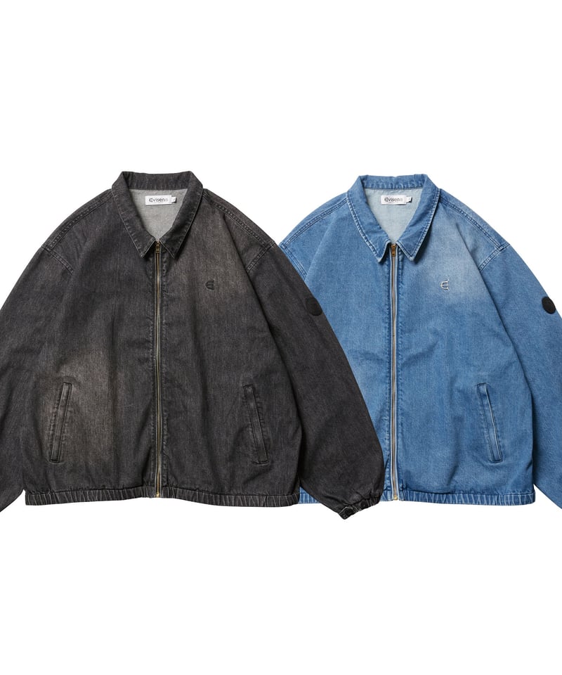 エビセンスケートボード　ケミカルウォッシュGジャン　デニムジャケットevisen Evisen Skateboards | エビセンスケートボード | ZIP DRIZZLER