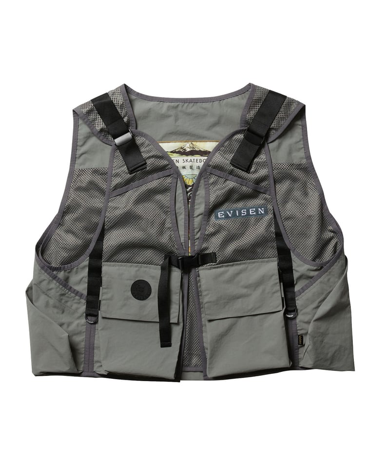 evisen フィッシングベスト ブラック フリーサイズ Evisen Skateboards | エビセンスケートボード | BATTLE PHISH