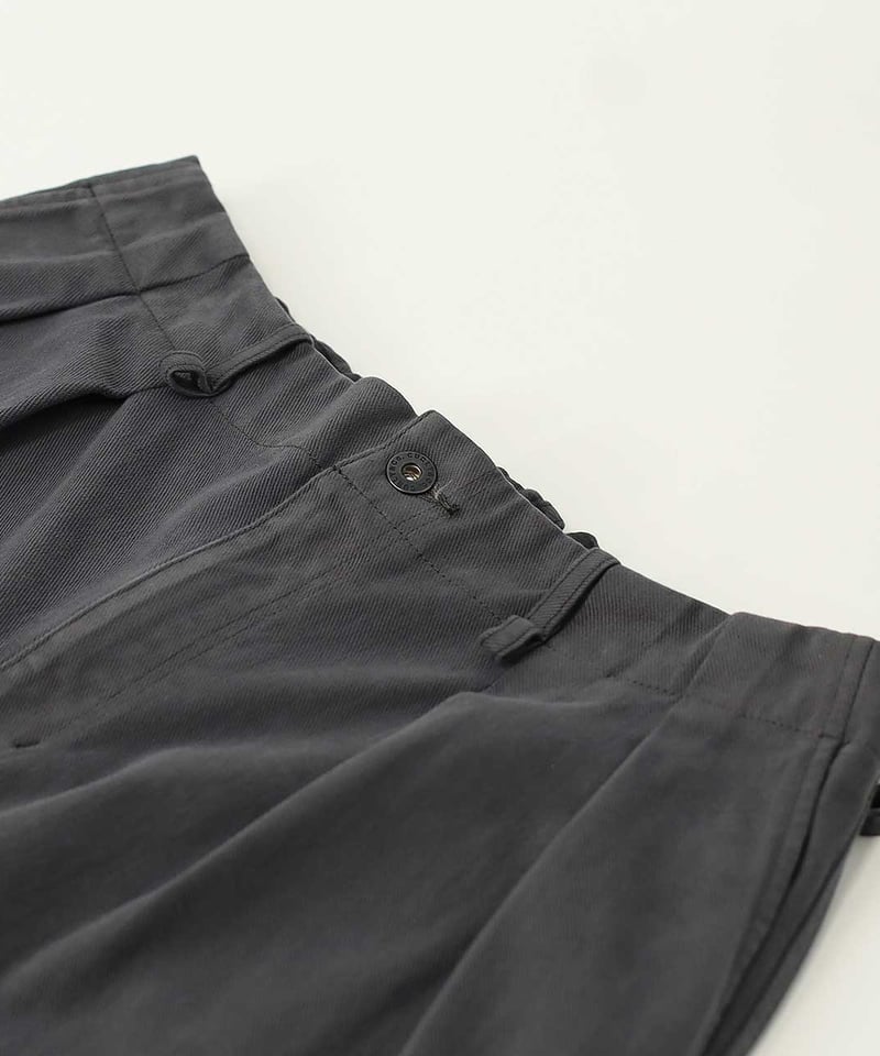 CURLY | カーリー | DENIM 2TUCK WIDE EZ PANTS /デニムタッ