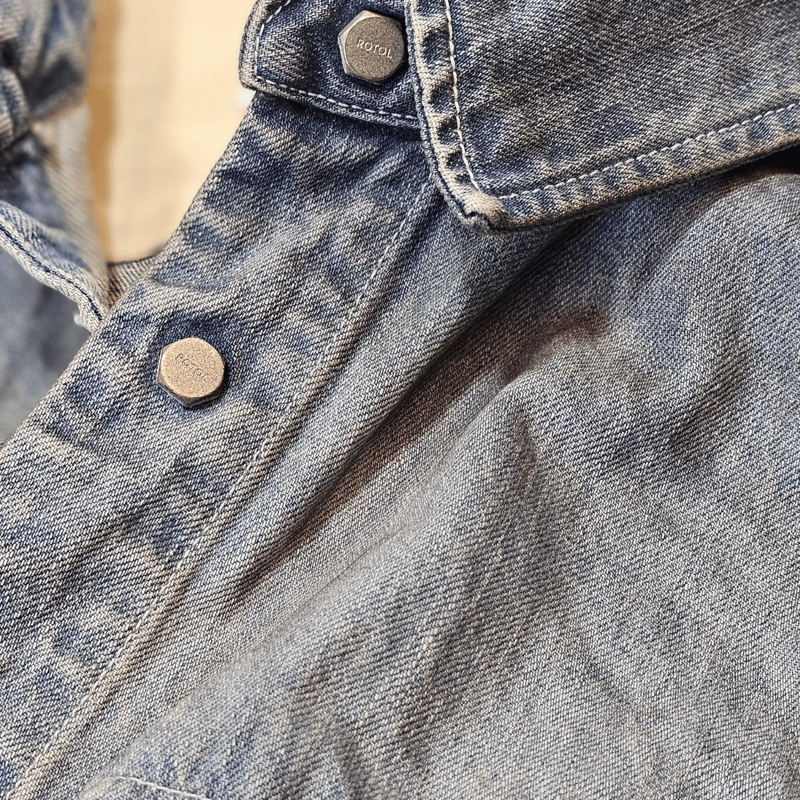 ジャケット・アウター ROTOL SNAP BUTTON DENIM SHIRT DAMAGE ROTOL | ロトル | SNAP BUTTON DENIM SHIRT DAMAGE |