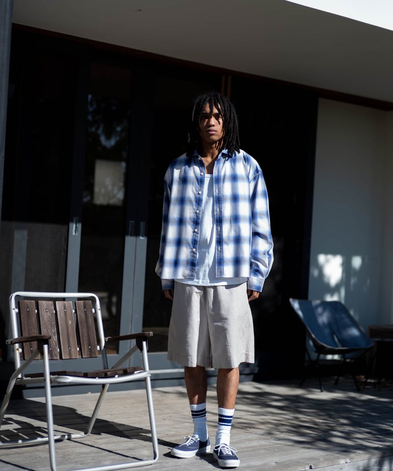 19so | ナインティーンエスオー | 24/7 Over Size Check Shirt