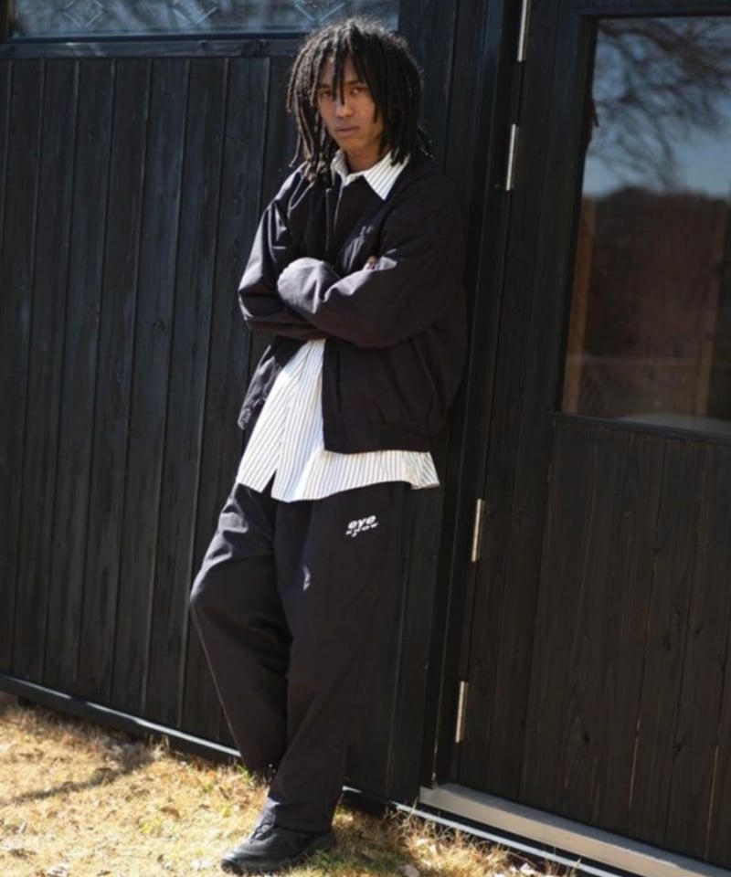 19so | ナインティーンエスオー | Wide nylon track pants | ナ