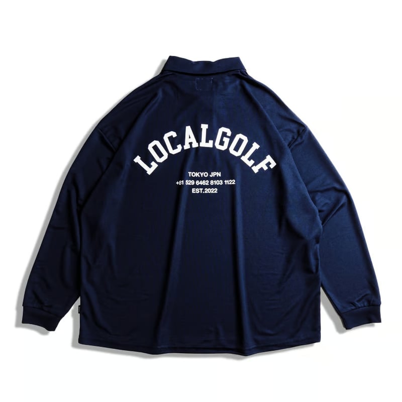 Local 10圏 ポロシャツ M/L ネイビー Local 10圏 ポロシャツ M/L ネイビー