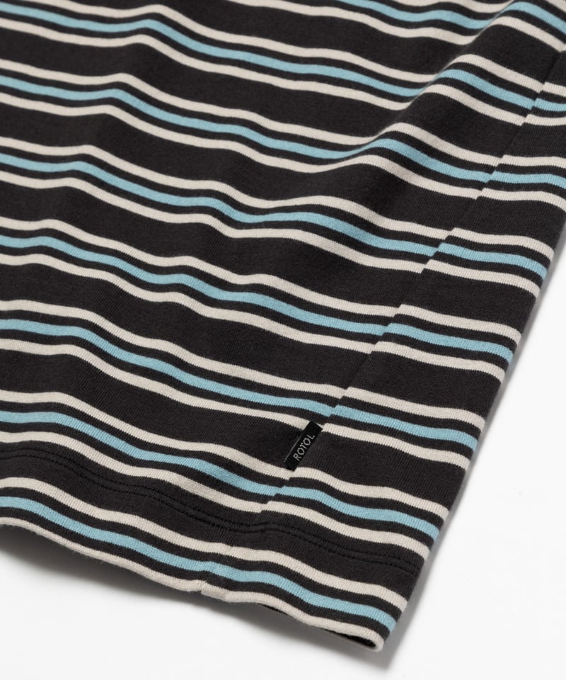 ROTOL | ロトル | WIDE TWIST LONG SLEEVE TEE BORDER