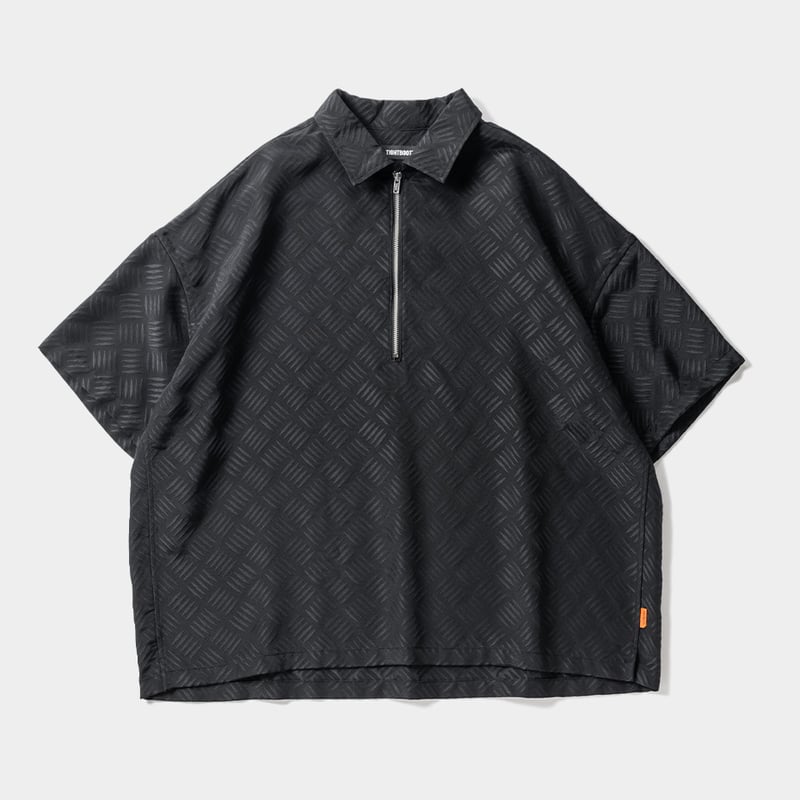 TIGHTBOOTH | タイトブース | CHECKER PLATE HALF ZIP SH...