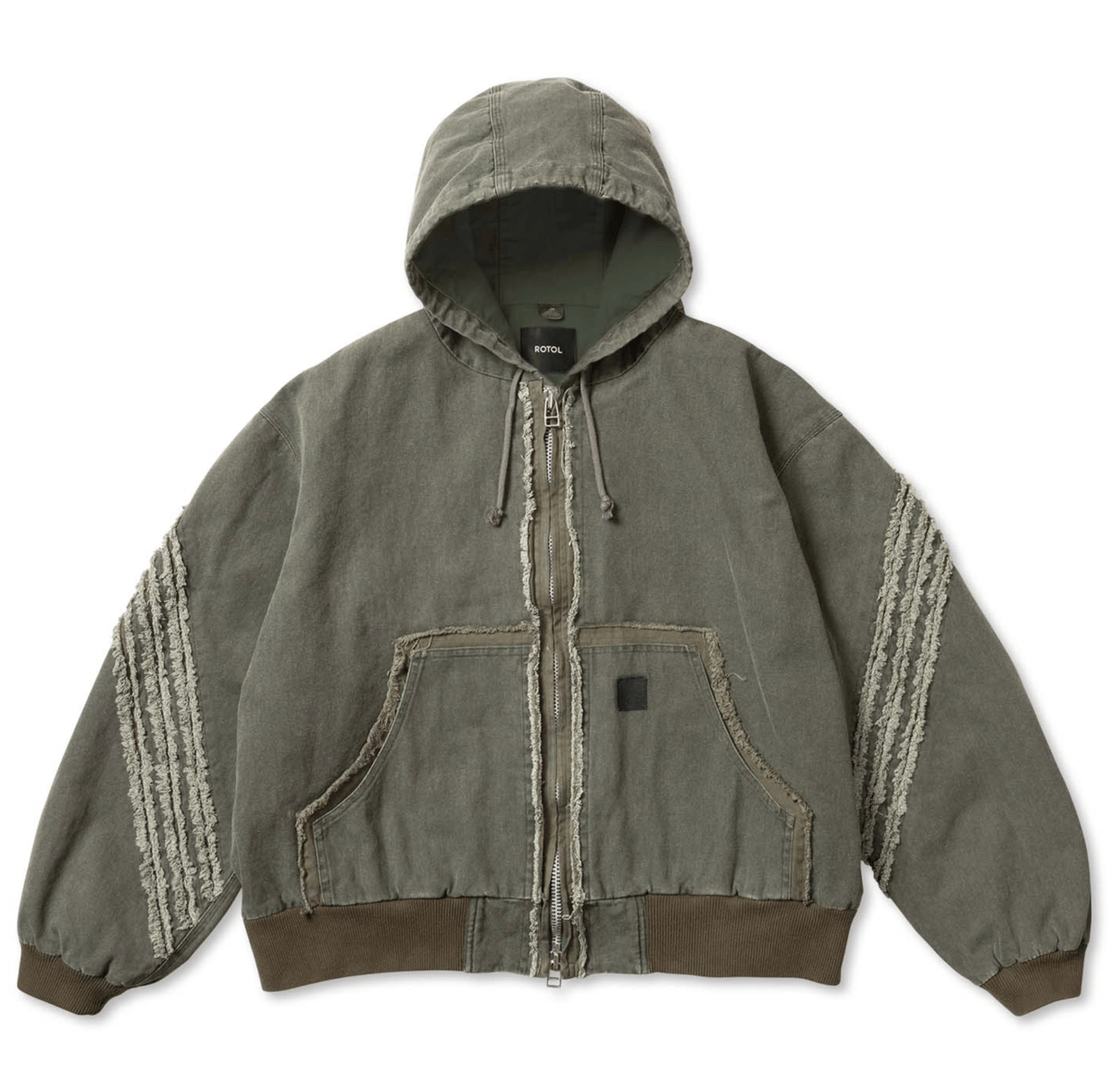 ROTOL | ロトル | SLASH CANVAS HOODIE JACKET | impr